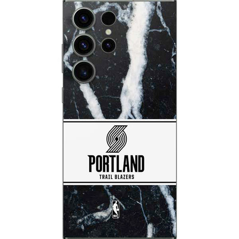 NBA Portland Trail Blazers Marble Galaxy S25 Ultra Skin